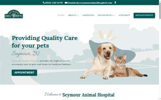 Seymour Animal Hospital website