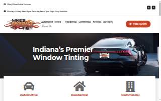 Mike's Mobile Tint website