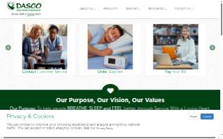 DASCO Home Medical Equipment - Shelbyville website