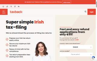 TaxBack of Speedway website