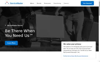 ServiceMaster Commercial Cleaning Services website