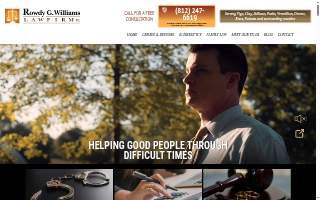 Rowdy G. Williams Law Firm P.C. website
