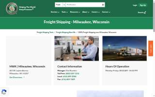 Old Dominion Freight Line of Milwaukee website