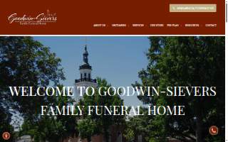 Goodwin-Sievers Funeral Home Gardner Brockman website