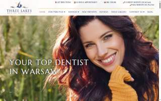 Three Lakes Dental Wellness website