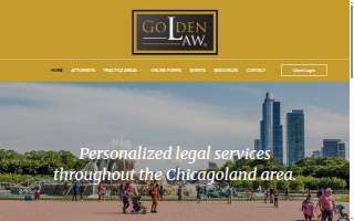 Golden Law PC website