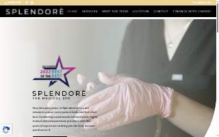 Splendore the medical spa website
