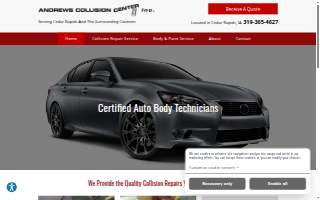 Andrews Collision Center Inc website