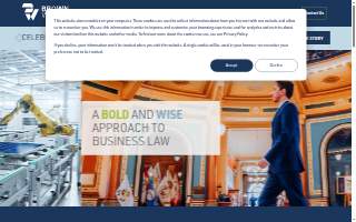 BrownWinick Law Firm website