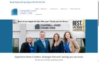 Campbell Jones Cohen CPAs website