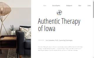 Authentic Therapy of Iowa website