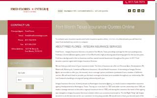 Flores & Associates Insurance Agency website