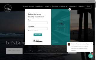 Living NC Real Estate website