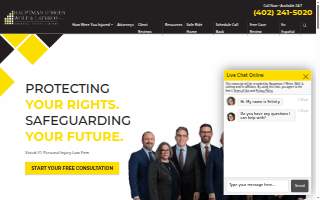 Hauptman, O'Brien Personal Injury Lawyers website