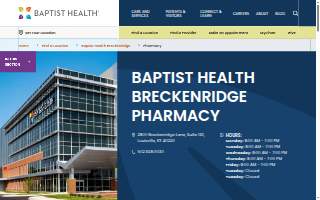Baptist Health Breckenridge Pharmacy website
