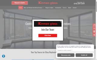 Kinman Glass website
