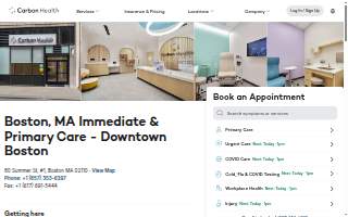 Carbon Health Immediate & Primary Care Boston - Downtown Boston website