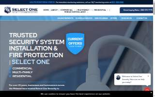 Scharig Alarm Systems website