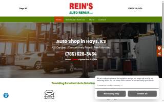 Rein's Auto Repair LLC website