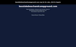 Bass Lake Beach & Campground website
