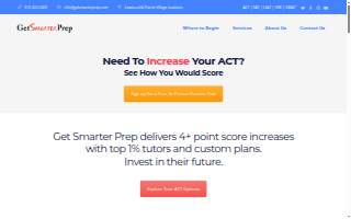 Get Smarter Prep website