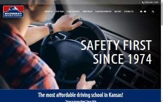 Midwest Driving School of Lansing website