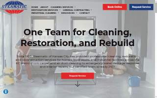 Steamatic of Central Kansas website