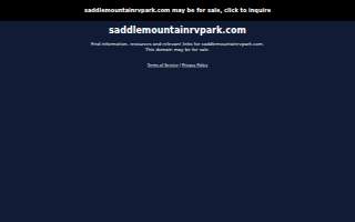 Saddle Mountain Rv Park Llc website