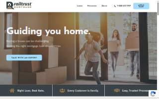RailTrust Mortgage website