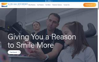 Klein Walker & Weber Orthodontics website