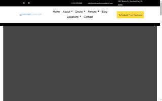 Total Home Fence and Deck website