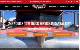 Santa Fe Tow Service - Cars, Heavy Duty & Semi Truck Towing of Blue Springs website
