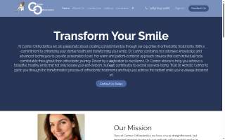 Conner Orthodontics website