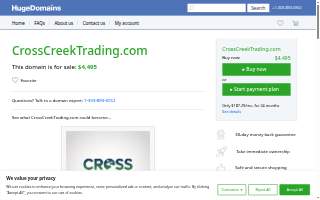 Cross Creek Trading Co website