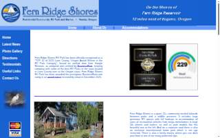 Fern Ridge Shores Rv Park website