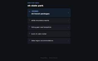 Greenfield State Park website
