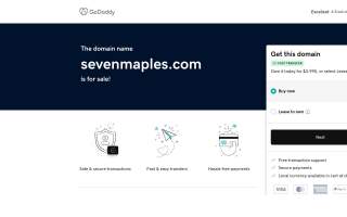 Seven Maples Campground website