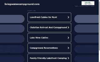 Living Water Campground website
