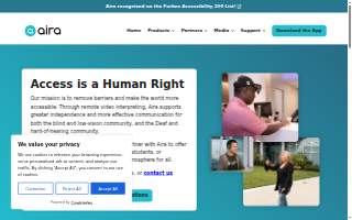 Aira Fitness website