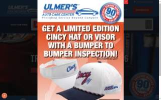 Ulmer's Auto Care website