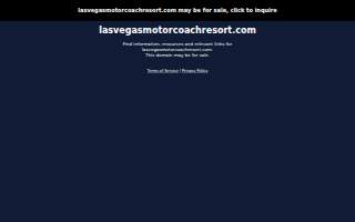 Las Vegas Motorcoach Resort website