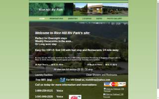 Rice Hill Rv Park Llc website