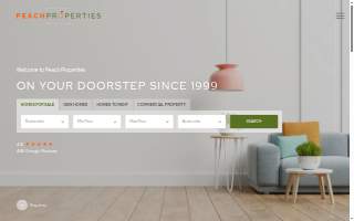 Peach Properties & Construction website