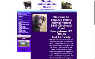 Thunder Vallies Animal House website