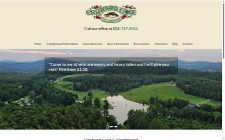 Orchard Lake Campground website
