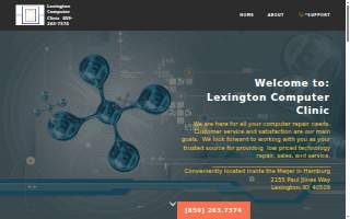 Lexington Computer Clinic website