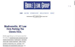 Riddle Legal Group website