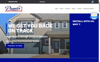 Premier Overhead Doors LLC of Nicholasville website