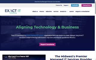 Exact IT Consulting | Kentucky Office website