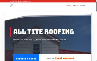 All Tite Roofing of Radcliff website